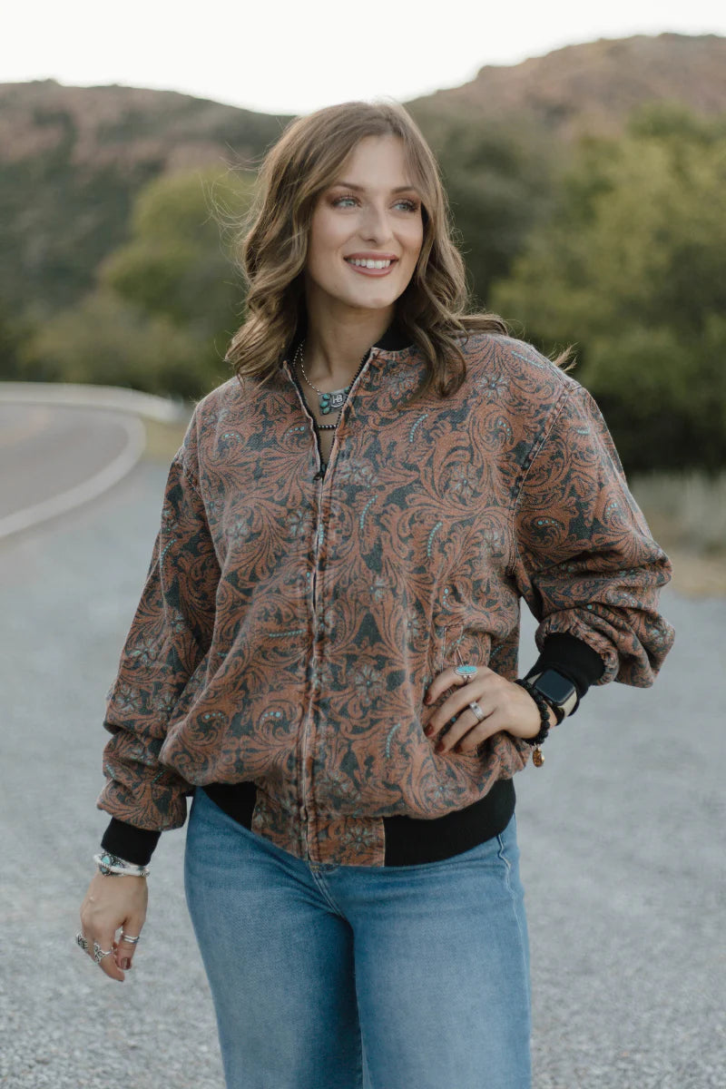 KEEP IT WESTERN BOMBER JACKET