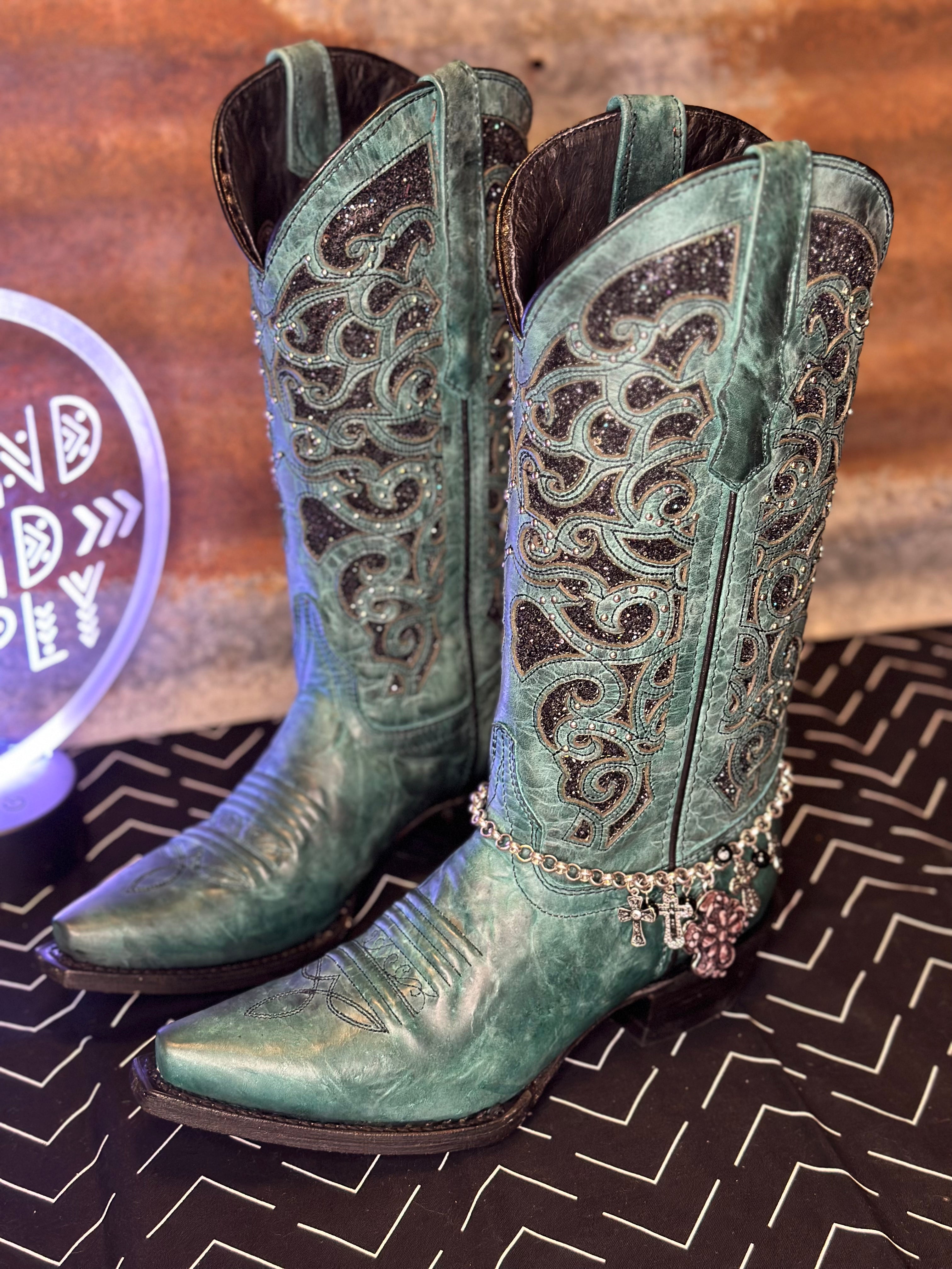 Tupelo Cowgirl Boot- Turquoise