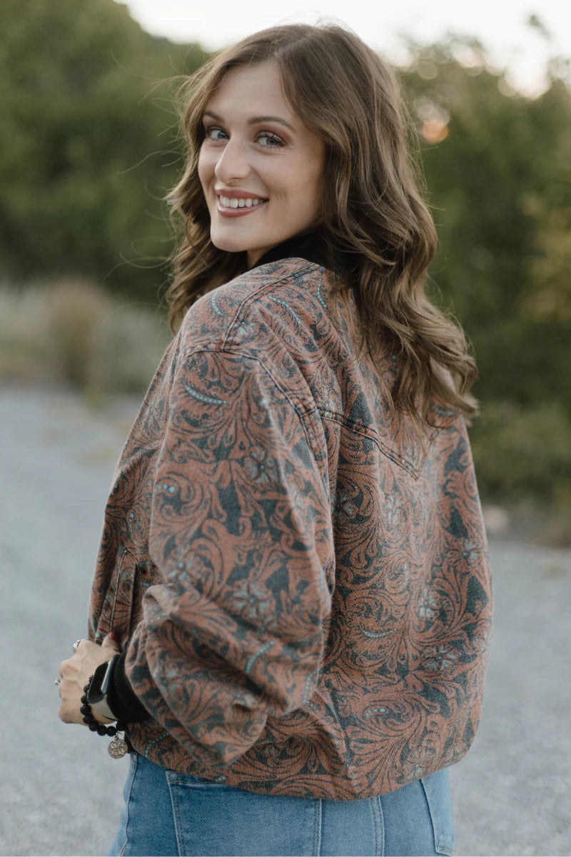 KEEP IT WESTERN BOMBER JACKET