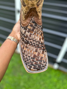 Hide Cowboy Boots- Brown