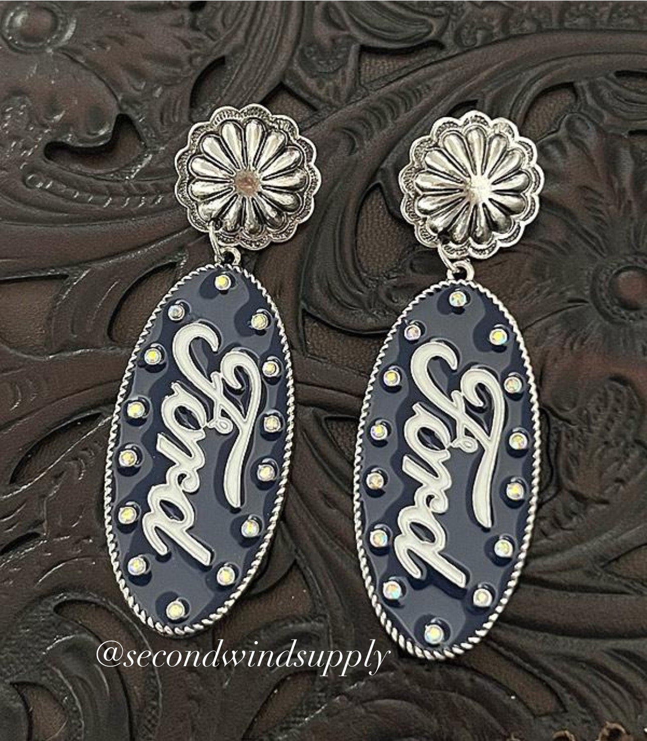 Ford Concho Vintage Earrings