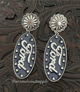 Ford Concho Vintage Earrings