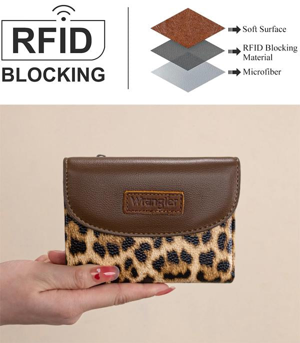 Wrangler Leopard Print Wallet