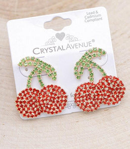 Cherry Stone Earrings