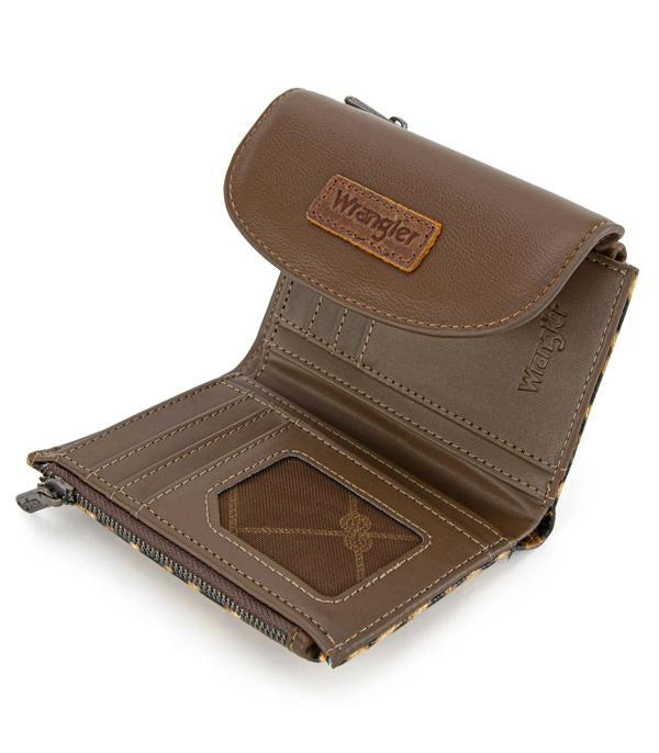 Wrangler Leopard Print Wallet