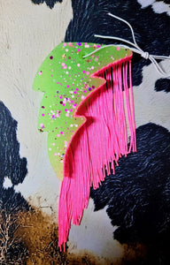 Fringed Lighting Bolt Freshie