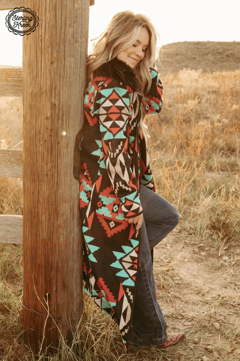 Aztecs Knit Duster