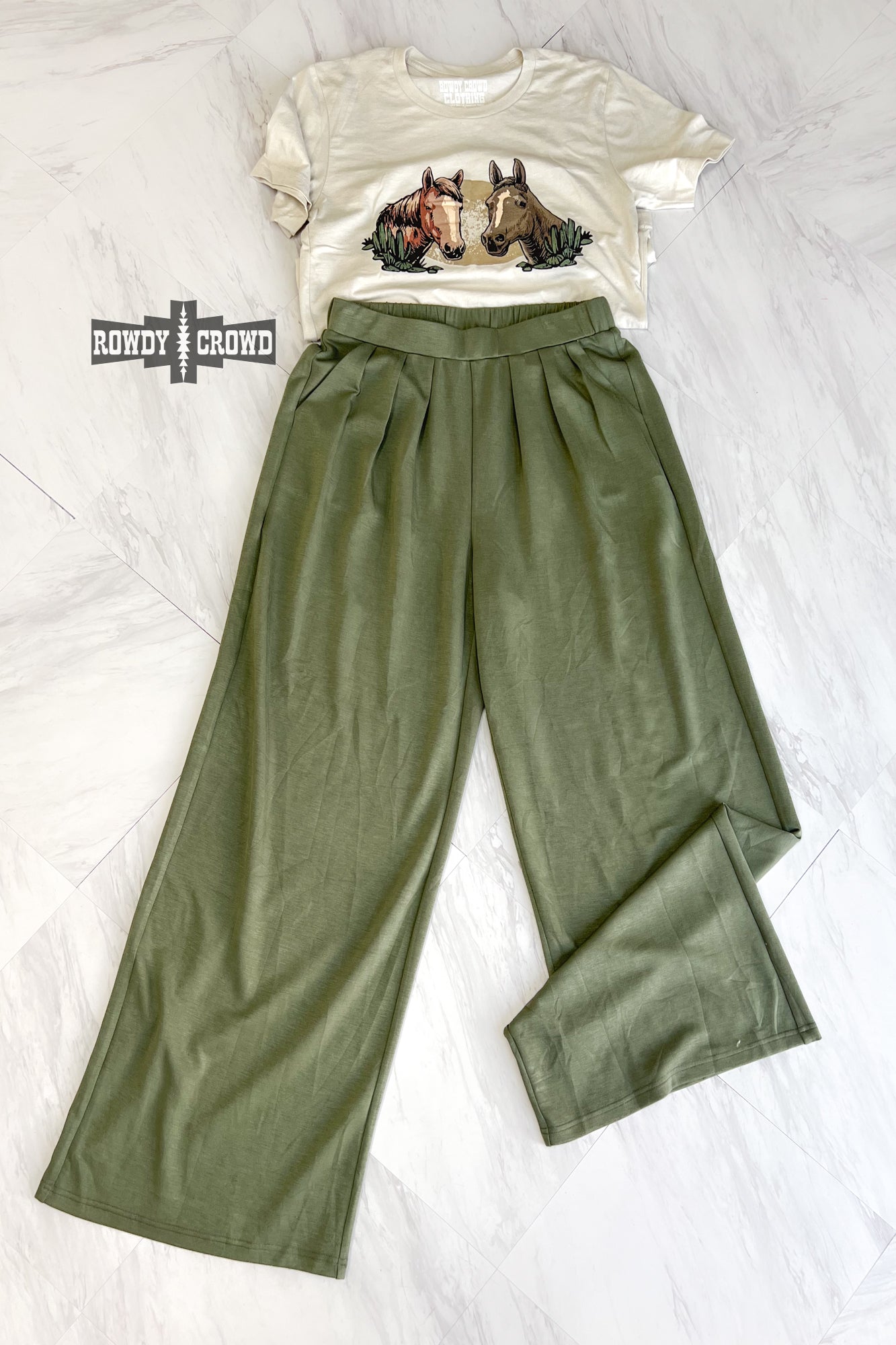 Texline Olive Trousers