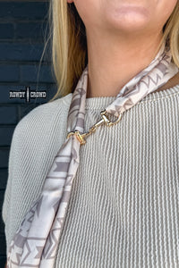 Snazzy Snaffle Scarf Slide
