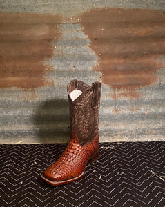 Gator Cowboy Boot- Cognac